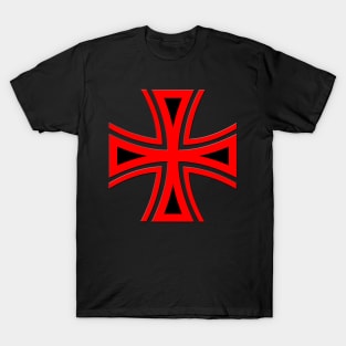 Templar Knights Crusade Design T-Shirt